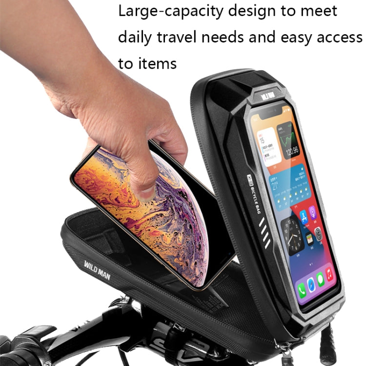 WILD MAN X3 0.5L EVA Hard Shell Bicycle Touch Screen Phone Bag(Red) - free shipping - PMC TechLife - Order now!
