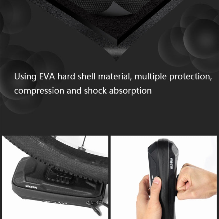 WILD MAN X3 0.5L EVA Hard Shell Bicycle Touch Screen Phone Bag(Red) - free shipping - PMC TechLife - Order now!