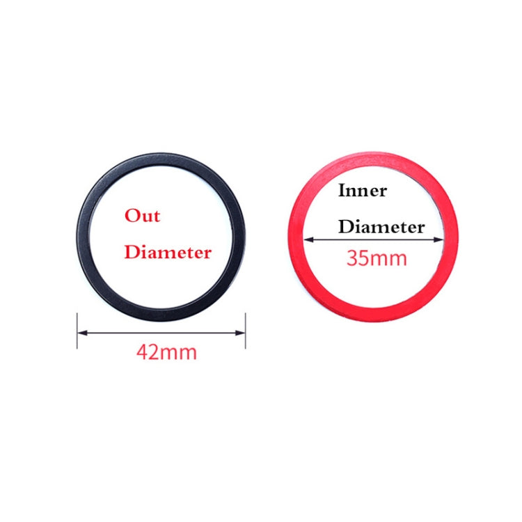 10 PCS FMFXTR Bicycle BB Middle Shaft Flying Wheel Cushion, Thickness: 1mm (Red) - Cap Component by FMFXTR | Online Shopping South Africa | PMc TechLife | Buy Now Pay Later Mobicred