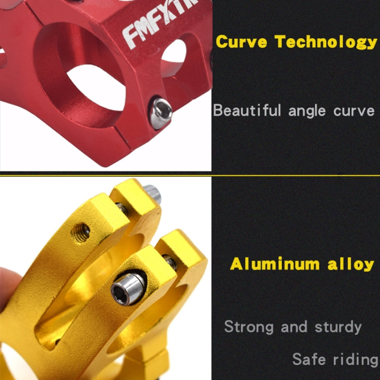 FMFXTR Mountain Bike Stem Tap Accessories Bicycle Hollow Riser(Red) - Bicycle Grips by FMFXTR | Online Shopping South Africa | PMC TechLife | Buy Now Pay Later Mobicred