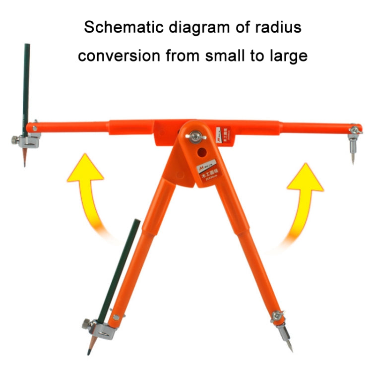 MYTEC Woodworking Decoration Drawing Metal Compass, Size: Small - Measuring Tools by MYTEC | Online Shopping South Africa | PMC Jewellery