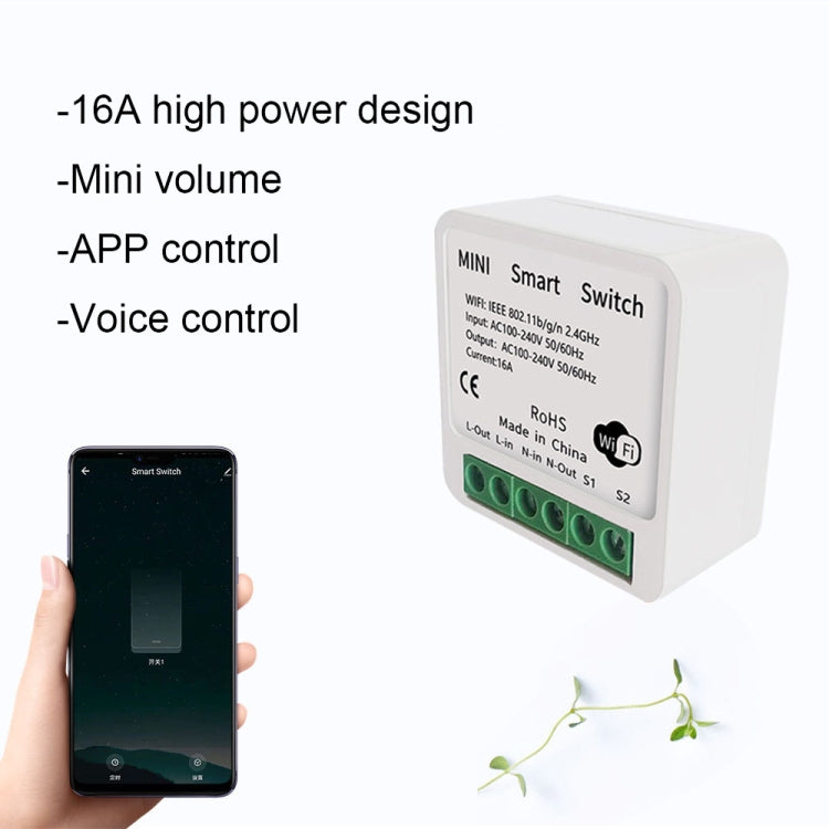 003 WiFi App Remote Voice Control Smart Switch(WiFi+Bluetooth Dual-mode 16A) - Smart Switch by PMC Jewellery | Online Shopping South Africa | PMC Jewellery | Buy Now Pay Later Mobicred