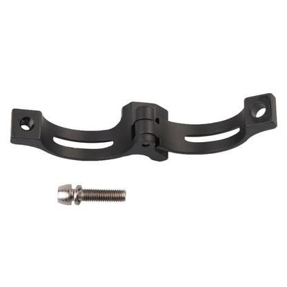 FMFXTR Bike Front Derailleur Clamp Straight Lock Turn to Clamp Converting Seat(Black 34.9mm) - Pipe clamps by FMFXTR | Online Shopping South Africa | PMC Jewellery