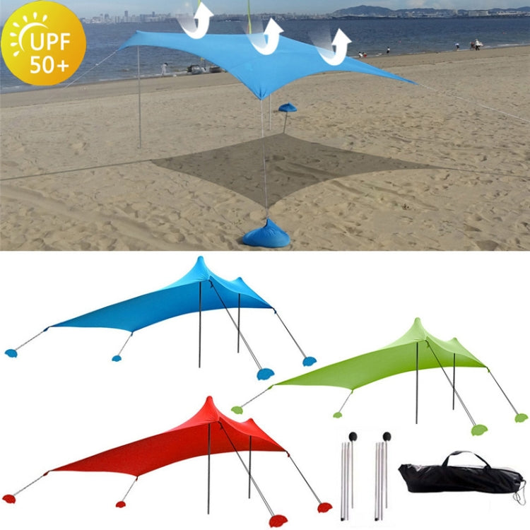 Outdoor Beach Lycra Canopy Camping Tent Sunshade Fishing Tent, Size: 210x160x150cm(Blue) - Tents & Accessories by PMC Jewellery | Online Shopping South Africa | PMC Jewellery