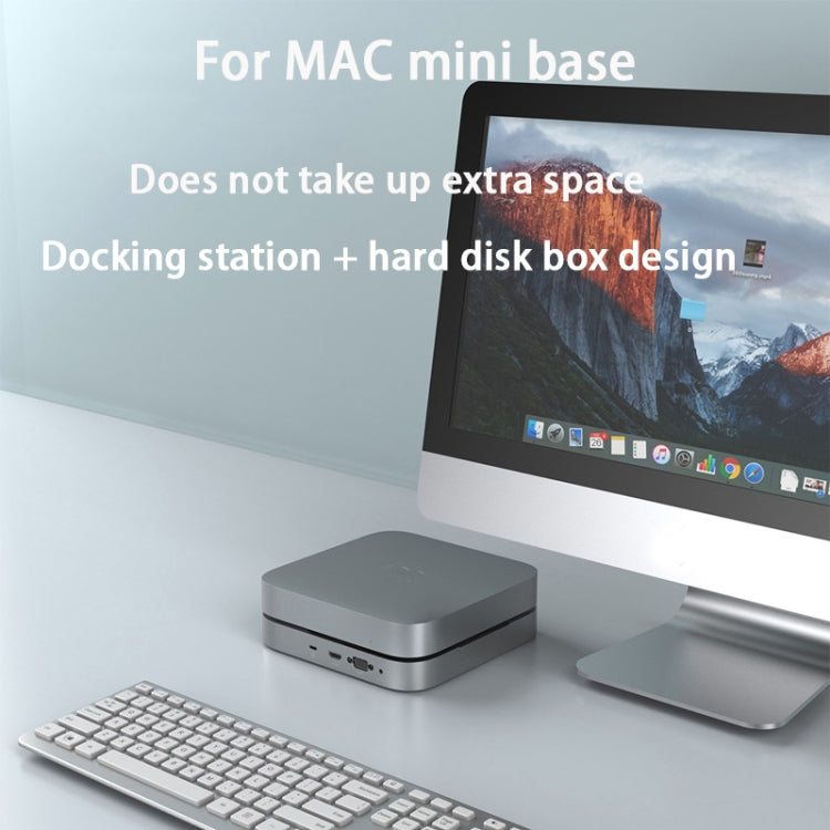 Rocketek MM483 For Mac Mini Docking Station With Hard Disk Enclosure - USB HUB by Rocketek | Online Shopping South Africa | PMC Jewellery | Buy Now Pay Later Mobicred