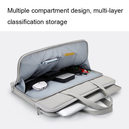 ST13 Waterproof and Wear-resistant Laptop Bag, Size: 13.3 inches(Elegant Gray) - 13.3 inch by PMC Jewellery | Online Shopping South Africa | PMC Jewellery | Buy Now Pay Later Mobicred