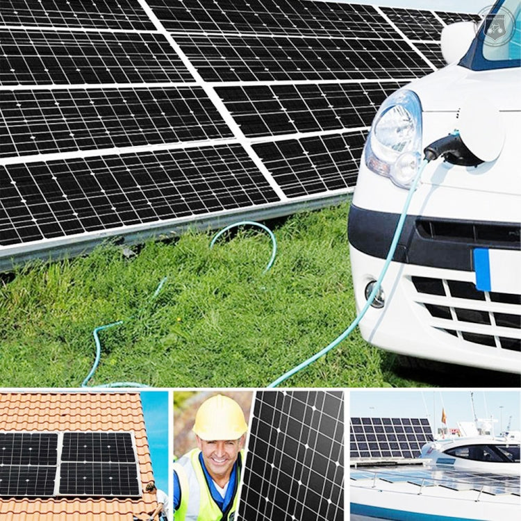 Saga 3 Generations Home Solar Generator Inverter+30A Controller+18W 12V Solar Panel, Specification: Black 12V To 110V - Modified Square Wave by PMC TechLife | Online Shopping South Africa | PMC TechLife | Buy Now Pay Later Mobicred