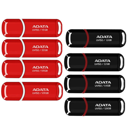 ADATA UV150 High Speed USB3.1 Business USB Flash Drive, Capacity: 128GB(Black) - USB Flash Drives by ADATA | Online Shopping South Africa | PMC Jewellery | Buy Now Pay Later Mobicred