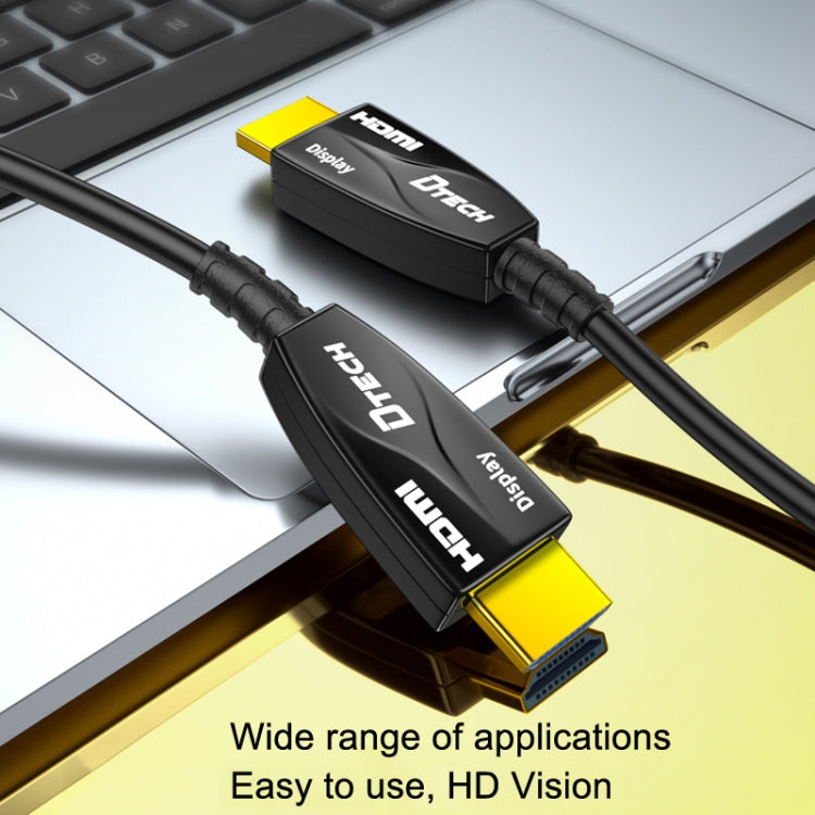 DTECH HDMI 2.0 Version Fiber Optical Line 4K 60Hz Large Screen TV Engineering Wiring, Length: 90m - free shipping - PMC Jewellery - Order now!
