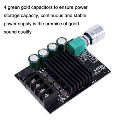 ZK-1002L Mini High Power Bluetooth Amplifier Board with Knob Adjust Volume Switch - Breadboard / Amplifier Board by PMC Jewellery | Online Shopping South Africa | PMC Jewellery