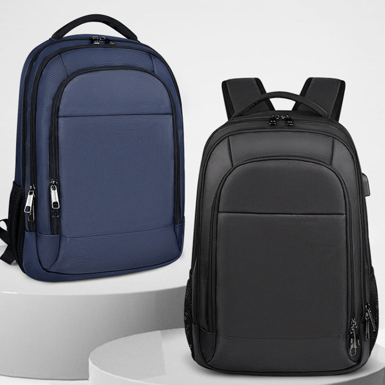 SJ06 Outdoor Large Capacity Laptop Backpack, Size: 13 inch-15.6 inch(Navy Blue) - Backpack by PMC Jewellery | Online Shopping South Africa | PMC Jewellery | Buy Now Pay Later Mobicred