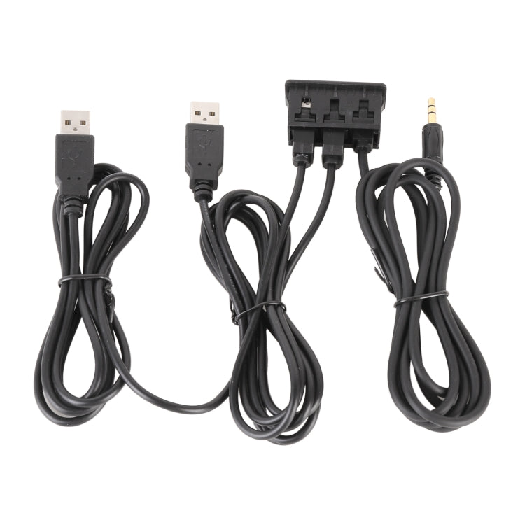 Car Universal Modification Dual Type-C+AUX Charging Interface Seat - DIY Cables by PMC TechLife | Online Shopping South Africa | PMC TechLife | Buy Now Pay Later Mobicred