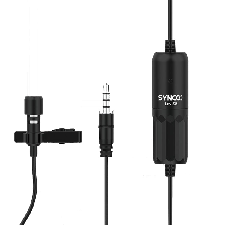 SYNCO S8 Lavalier Live Wired Microphone, Spec: Black + Type-C - Microphone by SYNCO | Online Shopping South Africa | PMC TechLife | Buy Now Pay Later Mobicred