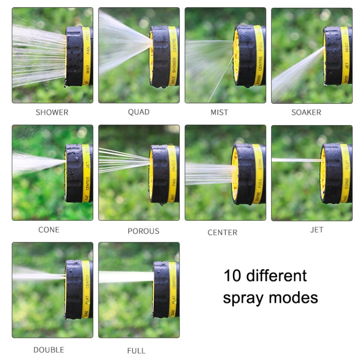 10 Functional Watering Sprinkler Head Household Water Pipe, Style: D6+4 Connector+50m 4-point Tube - Watering & Irrigation by PMC Jewellery | Online Shopping South Africa | PMC Jewellery | Buy Now Pay Later Mobicred