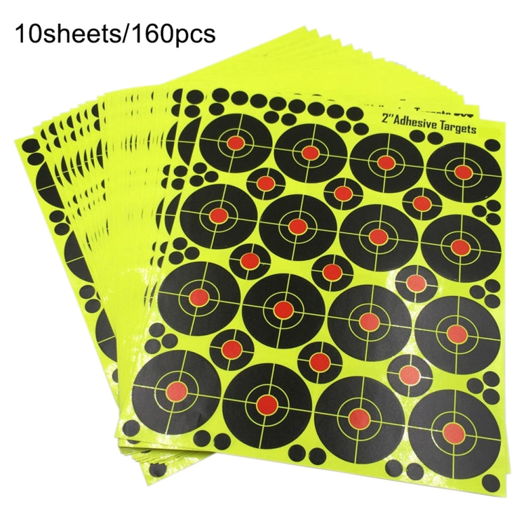 160 PCS 2 Inch Darts Stickers Bullseye Paper Outdoor Competition Supplies - Throwing Toys by PMC Jewellery | Online Shopping South Africa | PMC Jewellery