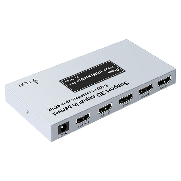 DTECH DT-7144A HDMI 2.0 1 In 4 Out 4K X 2K HD Video Splitter, CN Plug - Splitter by PMC Jewellery | Online Shopping South Africa | PMC Jewellery | Buy Now Pay Later Mobicred