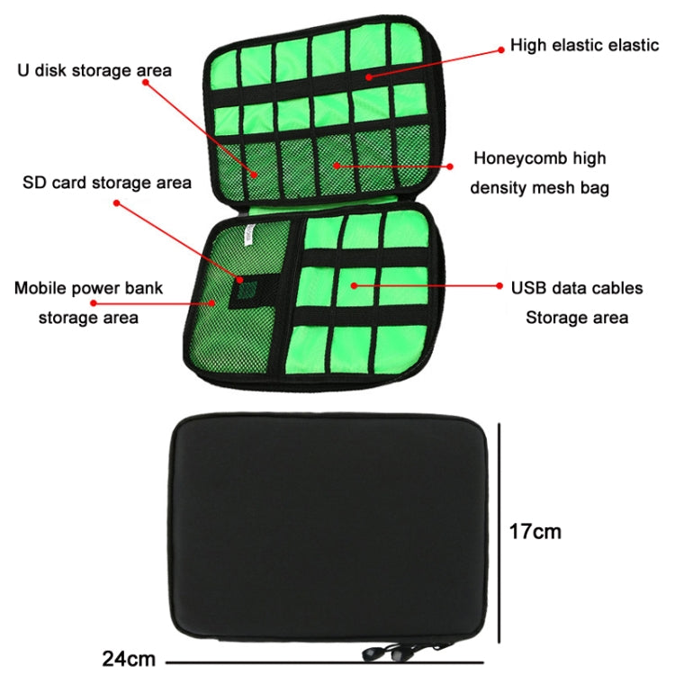Multifunctional Portable Mobile Phone Digital Accessories U Disk Storage Bag, Color: Purple - Other by PMC TechLife | Online Shopping South Africa | PMC TechLife | Buy Now Pay Later Mobicred