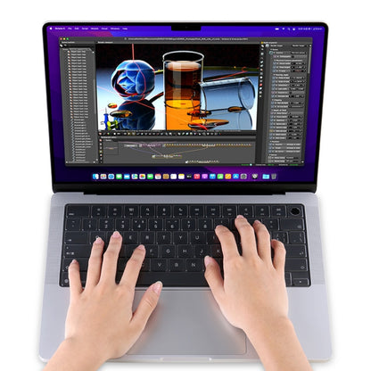 JRC Waterproof Laptop Keyboard Film For MacBook Pro 14 A2442 - Keyboard Protector by JRC | Online Shopping South Africa | PMC Jewellery