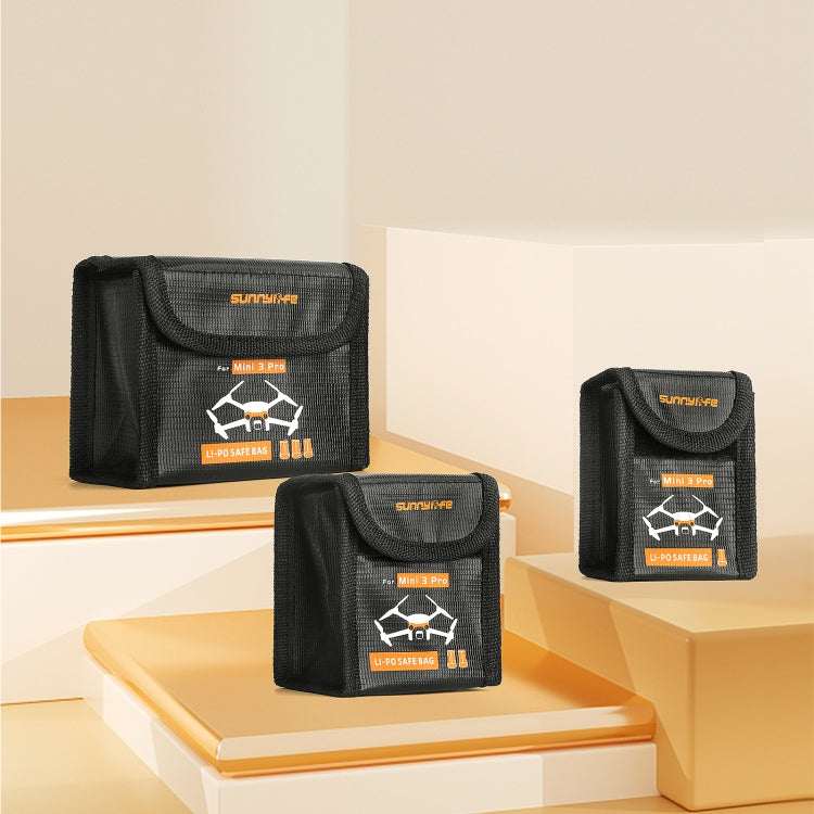 Sunnylife  Battery Explosion-proof Bag Storage Bag for DJI Mini 3 Pro,Size: Can Hold 2 Batteries - Carry Cases & Bags by Sunnylife | Online Shopping South Africa | PMC TechLife | Buy Now Pay Later Mobicred