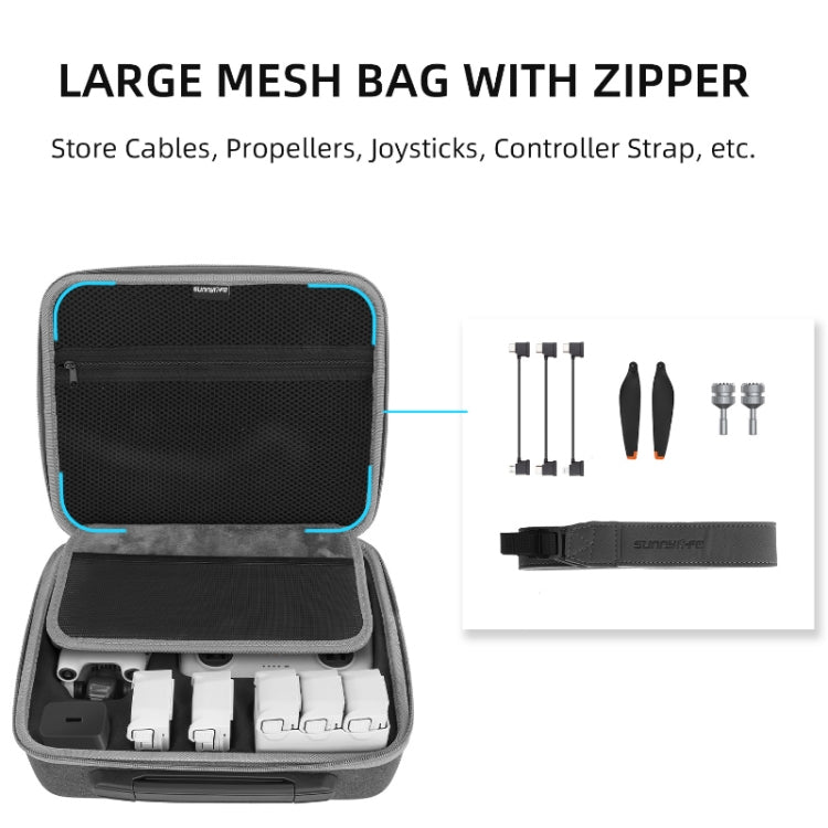 Sunnylife Drone Protective Storage Bag for DJI Mini 3 Pro,Style: Can Hold 6 Battery Bag - free shipping - PMC TechLife - Order now!
