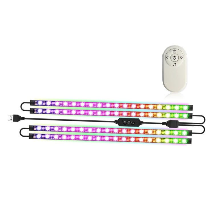 SKS-JZ-10 Symphony Car USB Foot Atmosphere Light(76 Lights) - Atmosphere lights by PMC TechLife | Online Shopping South Africa | PMC TechLife | Buy Now Pay Later Mobicred
