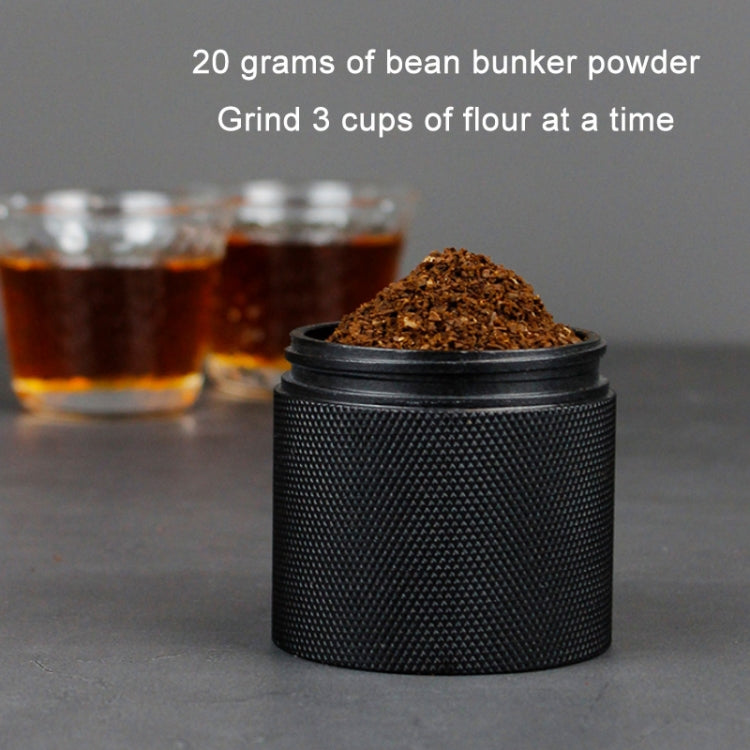 CNC Stainless Steel Hand Crank Coffee Bean Grinder, Specification: Hexagon Red - free shipping - PMC TechLife - Order now!