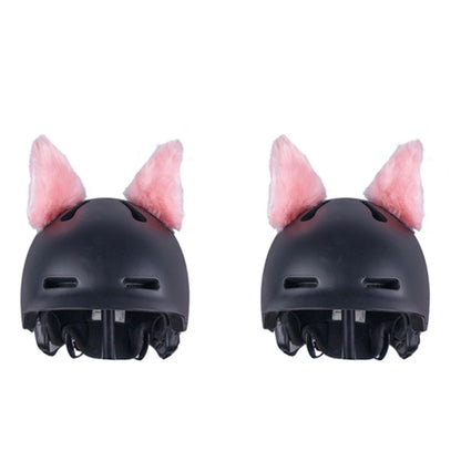 4PCS Motorcycle Plush Ear Helmet Decoration(Pink) - Ornamental Parts by PMC Jewellery | Online Shopping South Africa | PMC Jewellery