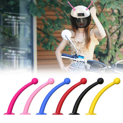 4PCS Motorcycle Helmet Soft Silicone Tentacle Sucker Decoration(Black) - Ornamental Parts by PMC Jewellery | Online Shopping South Africa | PMC Jewellery