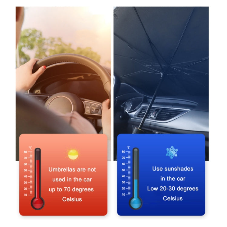 Car Windshield Telescopic Folding Thermal Insulation Parasol, Size: Silver Coated Small - Window Foils & Solar Protection by PMC TechLife | Online Shopping South Africa | PMC TechLife | Buy Now Pay Later Mobicred