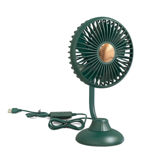 F502 Mini Hose Small Fan Car USB Fan(Green) - Heating & Fans by PMC Jewellery | Online Shopping South Africa | PMC Jewellery