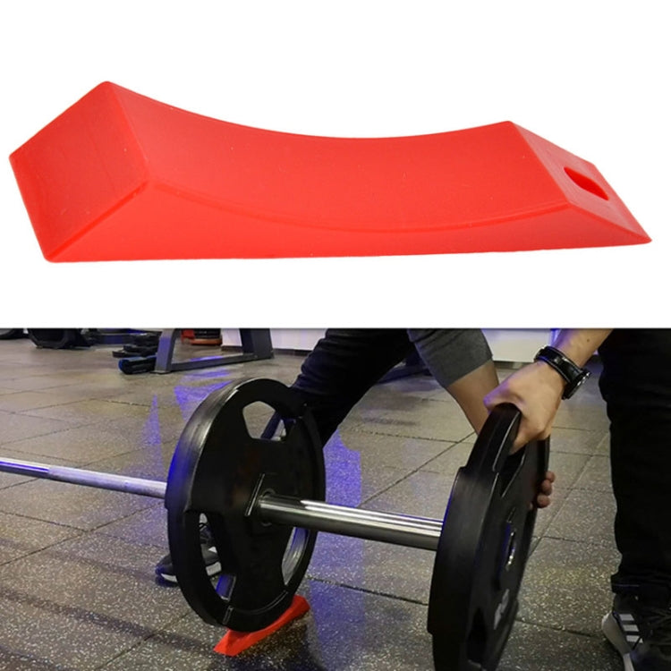 Portable Non-slip Barbell Silicone Protective Gasket Change Film Barbell Plate Protector(Red) - Fitness Equipments by PMC Jewellery | Online Shopping South Africa | PMC Jewellery