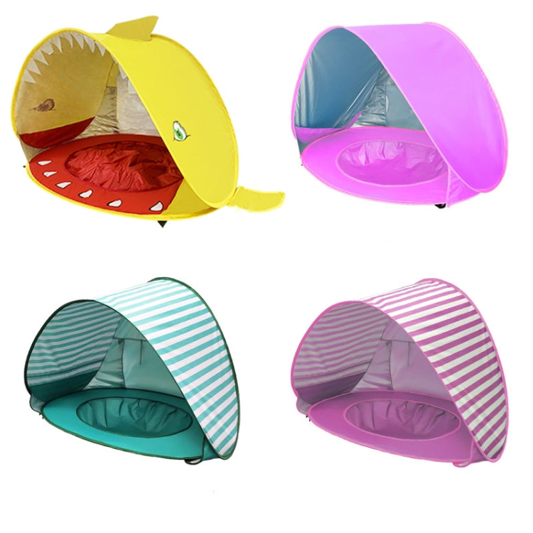 Baby Beach Tent With Pool Portable Foldable Sunshelter, Color: Whale Pink - Tents & Accessories by PMC TechLife | Online Shopping South Africa | PMC TechLife