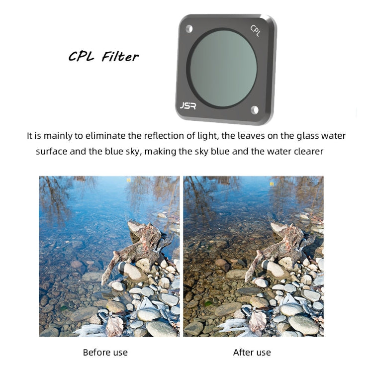 JUNESTAR Action Camera Filters For DJI Action 2,Style:  ND32PL - Lens Filter by JUNESTAR | Online Shopping South Africa | PMC TechLife | Buy Now Pay Later Mobicred