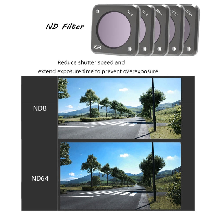 JUNESTAR Action Camera Filters For DJI Action 2,Style:  ND32PL - Lens Filter by JUNESTAR | Online Shopping South Africa | PMC TechLife | Buy Now Pay Later Mobicred