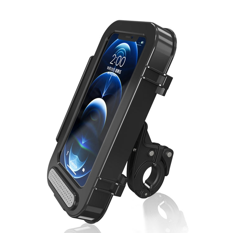 Bicycle Waterproof Bag Motorcycle Transparent Flip Phone Holder(Black) - Holders by PMC Jewellery | Online Shopping South Africa | PMC Jewellery | Buy Now Pay Later Mobicred