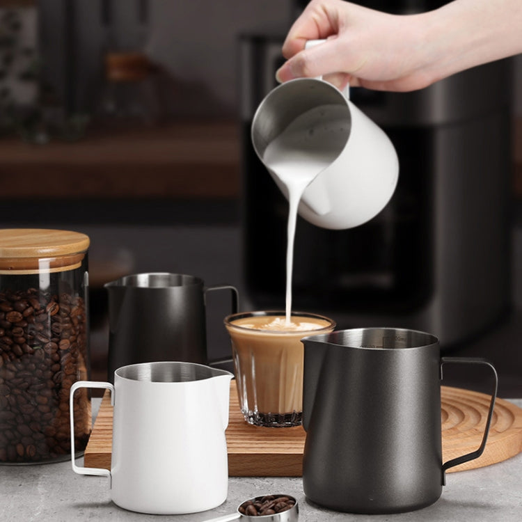 304 Stainless Steel Coffee Pot with Scale, Spec: 350ml (Beige Beak) - free shipping - PMC TechLife - Order now!