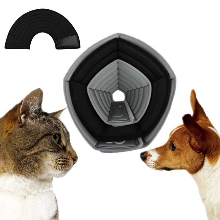 Pet Grooming Anti-Bite Neck Ring, Specification: M(Grey) - Collars by PMC TechLife | Online Shopping South Africa | PMC TechLife | Buy Now Pay Later Mobicred
