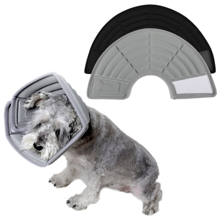 Pet Grooming Anti-Bite Neck Ring, Specification: XL(Black) - Collars by PMC TechLife | Online Shopping South Africa | PMC TechLife | Buy Now Pay Later Mobicred