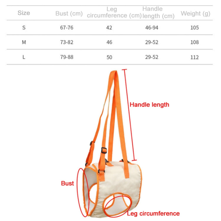 Pet Leash Assistive Belt For Postoperative Disabled Elderly Dogs Front Legs M - Leashes & Chest Strap by PMC TechLife | Online Shopping South Africa | PMC TechLife | Buy Now Pay Later Mobicred
