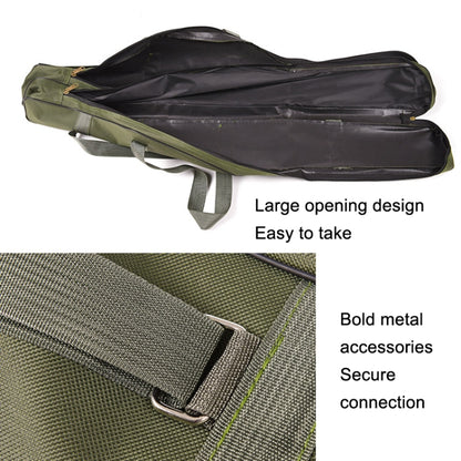 LEO 27746 Folding Fishing Rod Bag Long Fishing Gear Soft Bag, Length: 1.5m Black - Storage Boxes & Storage Bags by LEO | Online Shopping South Africa | PMC Jewellery