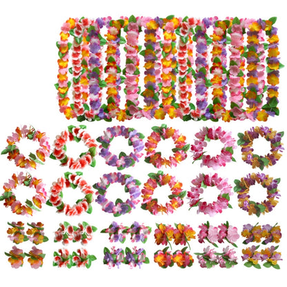 5 PCS CK-053 12-Color Petal Party Decoration Hawaiian Wreath(3) - Holiday Decorations by PMC Jewellery | Online Shopping South Africa | PMC Jewellery