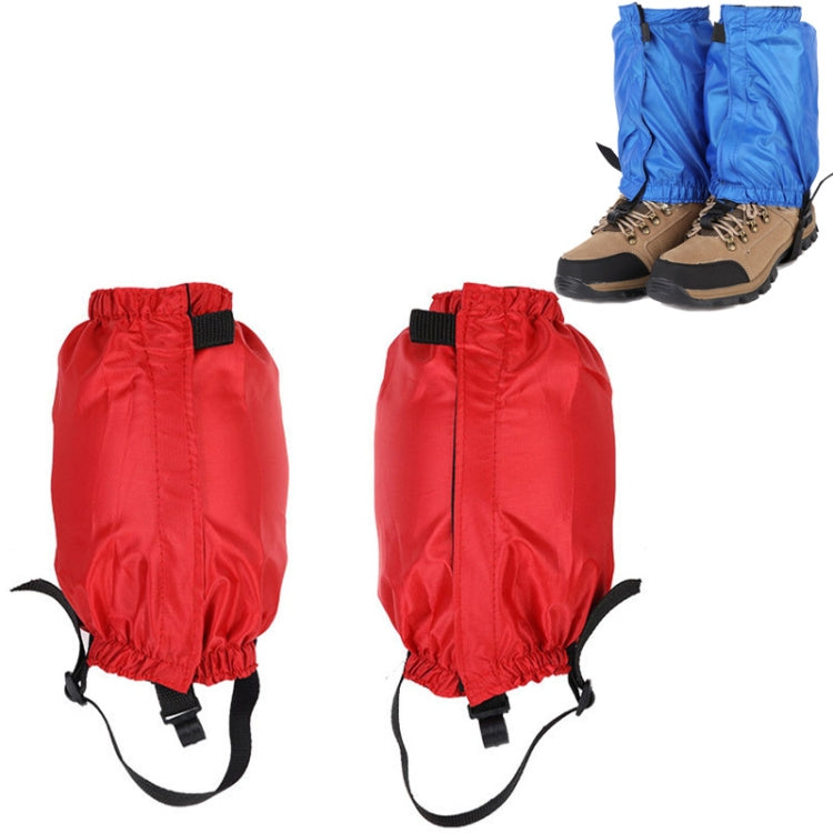 04 Outdoor Short Mountaineering Anti-Snow Leg Covers(Red) - Mountaineering Outfit by PMC TechLife | Online Shopping South Africa | PMC TechLife | Buy Now Pay Later Mobicred