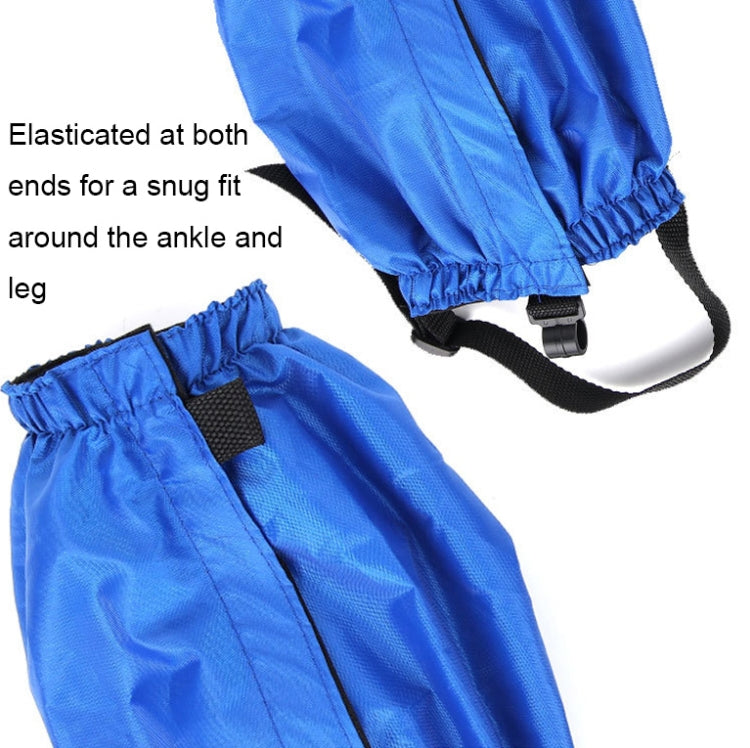 04 Outdoor Short Mountaineering Anti-Snow Leg Covers(Blue) - Mountaineering Outfit by PMC TechLife | Online Shopping South Africa | PMC TechLife | Buy Now Pay Later Mobicred