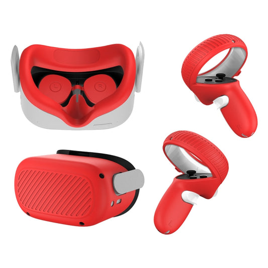 VR Glasses Lens Shell Handle Protective Case For Oculus Quest 2(Red) - VR Accessories by PMC Jewellery | Online Shopping South Africa | PMC Jewellery | Buy Now Pay Later Mobicred