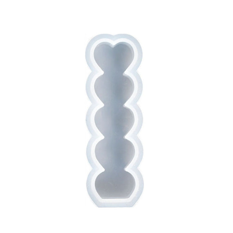 D2111-1 DIY Drop Mold Heart Candle Silicone Mold - Arts & Crafts by PMC TechLife | Online Shopping South Africa | PMC TechLife