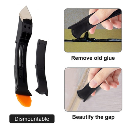 2 Sets Metal Scraper Tap Gumper Glass Glue Scraper Set(Black) - Crowbar by PMC Jewellery | Online Shopping South Africa | PMC Jewellery | Buy Now Pay Later Mobicred