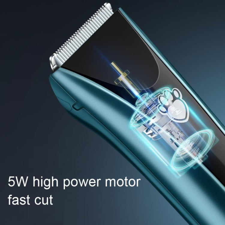 Waterproof Pet Shaver Dog Electric Hair Clipper, Specification: Standard(Blue) - Pet Care by PMC Jewellery | Online Shopping South Africa | PMC Jewellery