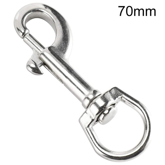 Stainless Steel Swivel Single Hook Pet Leash Hook, Specification: 70mm - Hooks by PMC Jewellery | Online Shopping South Africa | PMC Jewellery | Buy Now Pay Later Mobicred