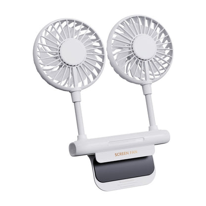 USB Large Wind Silent Cooling Computer Hanging Screen Fan(White) - Electric Fans by PMC Jewellery | Online Shopping South Africa | PMC Jewellery | Buy Now Pay Later Mobicred