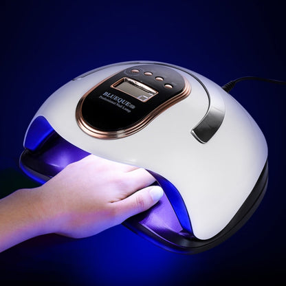 BLUEQUE 168W LED Nail Art Phototherapy Baking Lamp(EU Plug) - Nail Dryers by PMC Jewellery | Online Shopping South Africa | PMC Jewellery | Buy Now Pay Later Mobicred